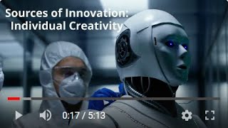 Innovation Strategy Individual Creativity [upl. by Aibos505]