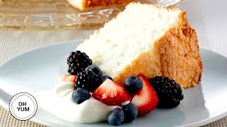 Professional Baker Teaches You How To Make ANGEL FOOD CAKE [upl. by Zamir]