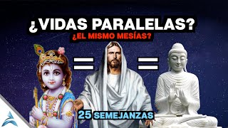 Krishna Jesús y Buda  ¿VIDAS PARALELAS  25 SEMEJANZAS [upl. by Gibson829]