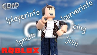 Commands amp Perintah Yang Dapat Kalian Gunakan  CDID Revamp Roblox Indonesia [upl. by Bridgette564]