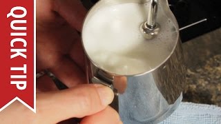 How to AutoFroth Milk for Lattes [upl. by Jen]