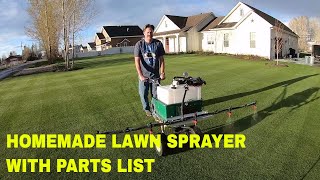 How to build a HOMEMADE LAWN SPRAYER 5 nozzle boom [upl. by Amrita]