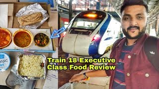 Vande Bharat Express Executive class food Review  Delhi to Varanasi  Indian Railways [upl. by Sedinoel49]