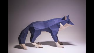 How to make Origami Wolf EASY TO MAKE AND FOLLOW [upl. by Emmalynn67]