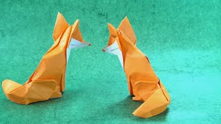 The Amazing Jumping Fox Awesome Origami [upl. by Otanod]