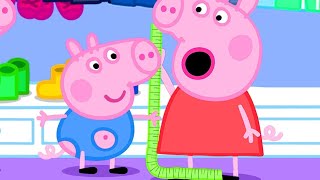 Peppa Pig Official Channel  Measuring For Georges New Clothes [upl. by Anirehtak]