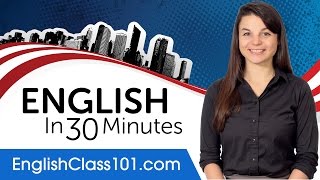 Learn English in 30 Minutes  ALL the English Basics You Need [upl. by Rollecnahc]