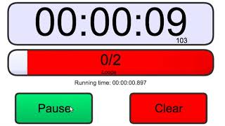 Online Stopwatch Loop Timer Demo [upl. by Mccomb]