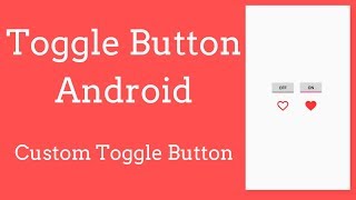 Toggle Button in android studio [upl. by Penny]