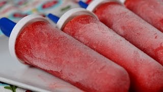 Frozen Fruit Pops Recipe Demonstration  Joyofbakingcom [upl. by Fessuoy]