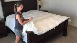 How To Put A Duvet Cover On Easily [upl. by Bullen]