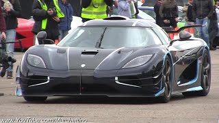 Koenigsegg One1 FURIOUS Accelerations and Drag Racing [upl. by Rhett]