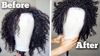 How to Restore a Synthetic Curly Wig [upl. by Fineberg]