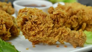 Crispy Fried Chicken WITHOUT SKIN by Lively Cooking [upl. by Bigelow]