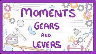 GCSE Physics  Moments  Gears and Levers 47 [upl. by Nosila]