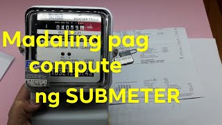 Paano Mag COMPUTE ng SUBMETER  Local Electrician  Philippines [upl. by Tedric]