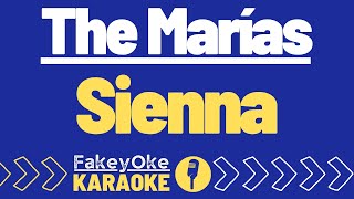 The Marías  Sienna Karaoke [upl. by Angelika]