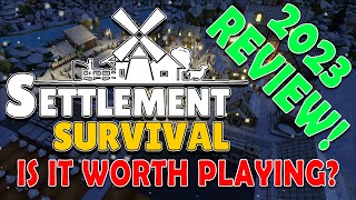 Settlement Survival  2023 Game Review [upl. by Aitat35]