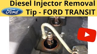 Ford Transit  Diesel Injector Removal Tip [upl. by Gwenny]