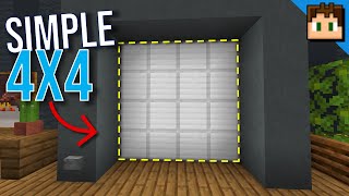 The 4x4 PISTON DOOR Minecraft Bedrock 120 Tutorial [upl. by Benil]