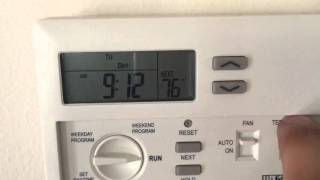 LUX TX 500E Thermostat never ending problems [upl. by Anekam]