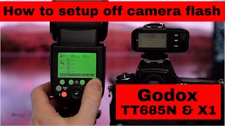 Godox Flash how to set up for off camera flash [upl. by Iorgo]