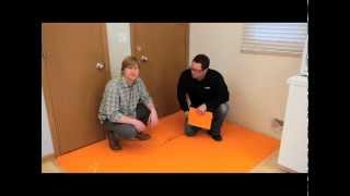 HANDY Magazine  How to Install Ditra Underlaymentmov [upl. by Nnahgiel]