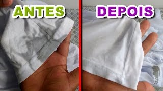 COMO TIRAR MANCHAS DE ROUPAS COM APENAS 3 INGREDIENTES CASEIRO [upl. by Dawna]