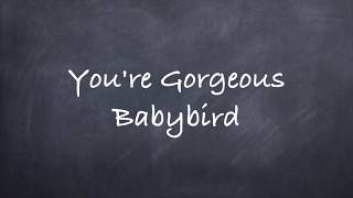 Youre GorgeousBabybird Lyrics [upl. by Jonas]