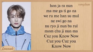 NCT U  Know Now Easy Lyrics [upl. by Jamnis]