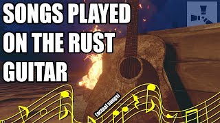 Songs Played on the RUST GUITAR actual songs [upl. by Blase]