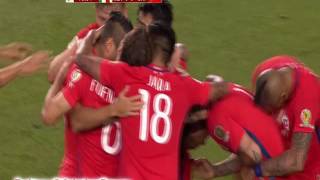 Chile 7 Mexico 0 Relato Federico Bulos Copa America Centenario 2016 [upl. by Einnok366]