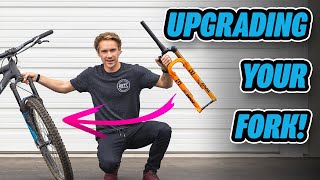 How To Upgrade Your Mountain Bike Fork Every Detail To Consider [upl. by Kally]