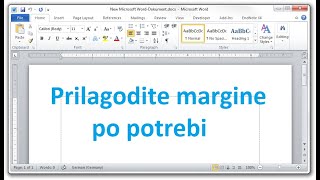 Napredno podešavanje margina Word  margine za koričenje rada [upl. by Onyx]