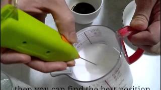 How To Make Latte Art with Mini Milk Frother [upl. by Polky]