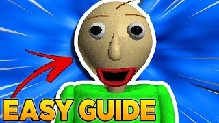 EASY GUIDE to BEATING Baldis Basics [upl. by Signe487]