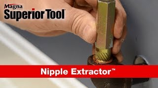 Superior Tool Pipe Nipple Extractor amp Thread Remover [upl. by Eldred225]