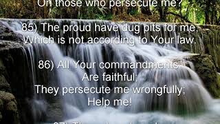 Psalm 119 NKJV  Meditations on the Excellencies of the Word of God [upl. by Brosine514]