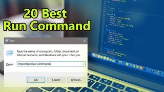 20 Important Run Commands Every Windows User Should Know [upl. by Eelaras]