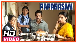 Papanasam Tamil Movie  Scenes  Gautami and kids asks to Kamal Haasan to take them for outing [upl. by Atinor680]