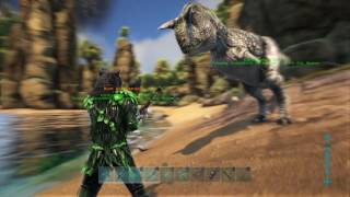 ARK Survival Evolved Ichthyornis vs pegomastax [upl. by Novert580]