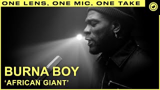 Burna Boy  African Giant LIVE ONE TAKE  THE EYE Sessions [upl. by Neukam]