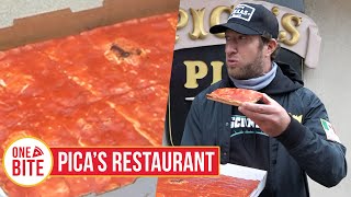 Barstool Pizza Review  Picas Restaurant Upper Darby PA [upl. by Nelyag]