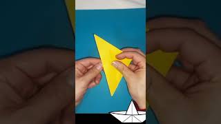 BARCO DE ORIGAMI ⛵⛵⛵ Como hacer un barquito de papel [upl. by Shane]