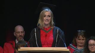 Dr Elysha Brennan delivers the Valedictorian Address at RCSI Conferring Ceremony 2019 [upl. by Enamrahc164]