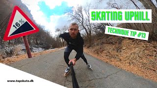 Uphill Inline Skating  Learn to skate up hill FAST [upl. by Fidela497]