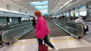 Denver Airport Concourse B Walkthrough Tour 5202021 [upl. by Morton]