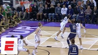 Notre Dames Arike Ogunbowale hits pullup jumper with 10 left to beat UConn in Final Four  ESPN [upl. by Zeiger373]