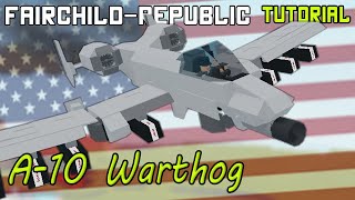 FairchildRepublic A10 quotWarthogquot  Plane Crazy  Tutorial [upl. by Neelyahs]