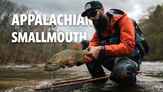 Big River Fly Fishing for GIANT Smallmouth Bass [upl. by Gavin]